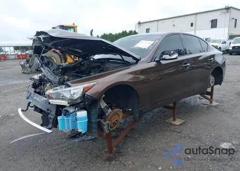 2018 Infiniti Q50 3.0T Sport z USA, uszkodzony, nr VIN JN1EV7AR1JM444112